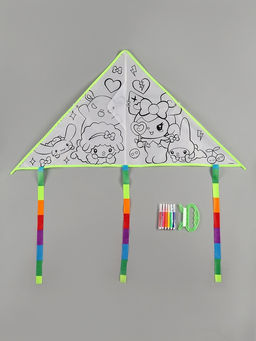 Воздушный змей - раскраска Кролик и друзья, 80 см, 6 фломастеров - Funny toys фото 2