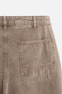 WASHED CARPENTER TROUSERS - Zara фото 27