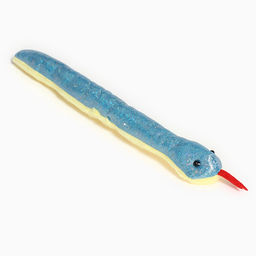 Цена за 12 шт. Мягкая игрушка Змейка, 23 см, цвет МИКС - Simaland фото 5