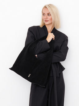 Сумка женская кожаная 91175MSS black Velina Fabbiano-Safenta