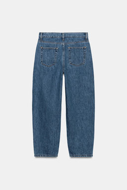 JEANS ZW COLLECTION TAPERED TIRO MEDIO / Azul - Zara фото 2