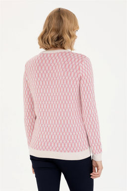 Женский кремовый свитер с круглым вырезом Неожиданная скидка в корзине - U.s. polo assn фото 5