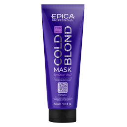 EPICA Professional Маска для нейтрализации тёплых оттенков COLD BLOND PRO, 250 мл.
