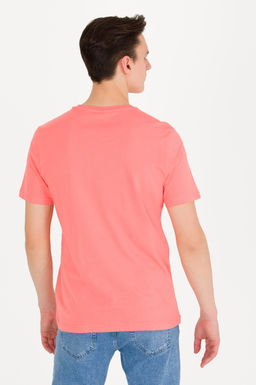 U. S. Polo Assn Мужская базовая футболка с круглым вырезом Salmon - U.s. polo assn фото 5
