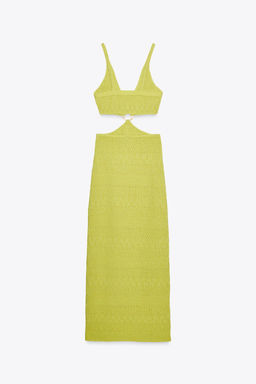 CUT-OUT KNIT DRESS - Zara фото 8
