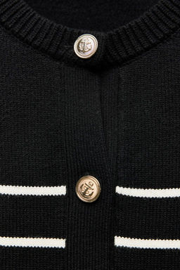 STRIPED KNIT CARDIGAN - Zara фото 5