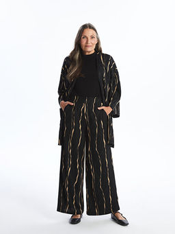 ?al Yaka Desenli Kad?n Kimono