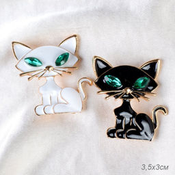 Брошь Кошка / GM287 /уп 24/