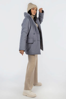 05-2119 Куртка женская зимняя (пояс) - El podio фото 17