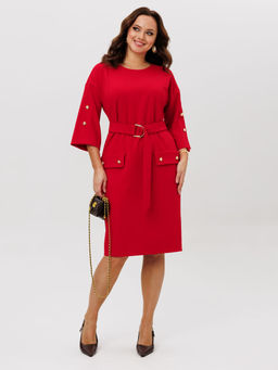 Платье Galean Style 998 красный фото 5