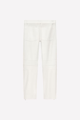 LEATHER BIKER TROUSERS LUDOVIC DE SAINT SERNIN x ZARA  фото 3