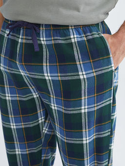 Standart Kal?p Ekose Erkek Pijama Alt