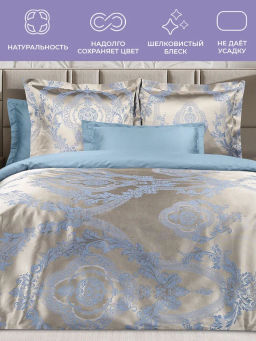 Постельное белье Клермон Евро (подарочная упаковка) + 4 наволочки - Ecotex фото 2