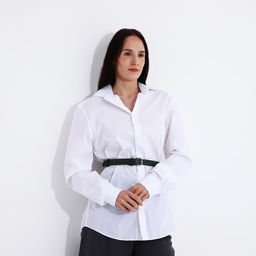 Ремень женский, ширина 2,5 см, винт, пряжка металл, цвет зелёный - Simaland фото 3