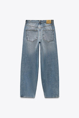 ZW COLLECTION BAGGY MID-WAIST JEANS - Zara фото 12