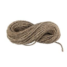Шнур дизайнерский льняной ШЛ5 100% лён 2.4 мм 22 я 20 м 10 % суровый