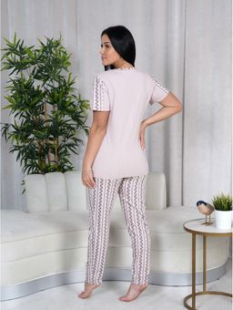 Дина пижама женская (пудра) - Lovetex фото 3