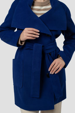 01-06507 Пальто женское демисезонное (пояс) - El podio фото 4
