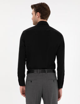 Siyah Slim Fit Uzun Kollu Basic G_mlek - Pierre cardin фото 5
