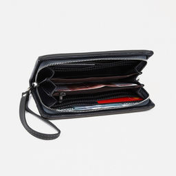 Кошелёк на молнии, цвет серый - Simaland фото 4