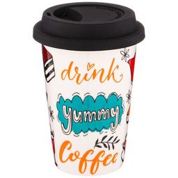 КРУЖКА LEFARD COFFEMANIA С КРЫШКОЙ 400МЛ