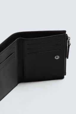 CARTERA MONEDERO PIEL / Negro - Zara фото 4