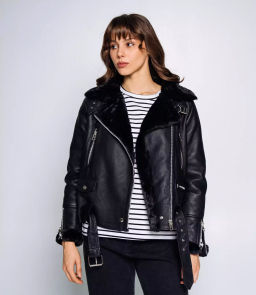 Куртка-дублёнка #КТ908 (3), чёрный