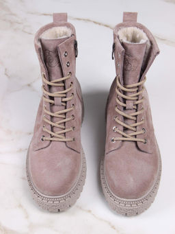 Ботинки 327.asteria.ka капучино замш/Мех