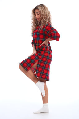 Платье-туника на клепках