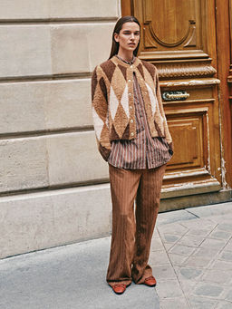 Beli Lastikli Modal Kar???ml? Kad?n Pantolon