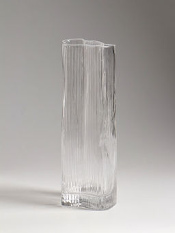 Ваза «Энико», 25×9 см, стекло, прозрачная