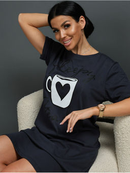 Туника "Кофе" графит