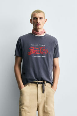 PEPSI  PEPSICO LOGO T-SHIRT - Zara фото 2
