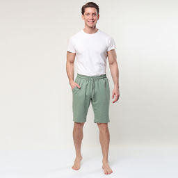 RODOS Шорты мужские М-252 Тёмный хаки  фото 8