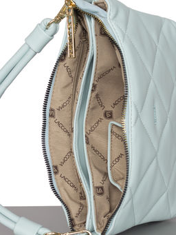 LACCOMA сумка Луиза-Ф826-голубой эко кожа хлопок  фото 8