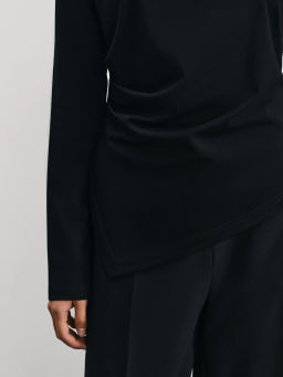 Лонгслив асимметричного кроя / Zarina фото 7