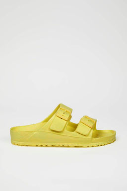 Beyaz Cift Bantl? Eva Hafif Taban Kad?n Terlik TAKSS25TE00065 - Trendyolmilla фото 11