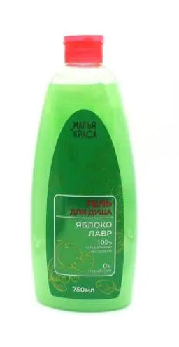Марья-Краса Гель д/душа 100% натур.экст."Яблоко+Лавр" Без Парабенов 750мл.6 /MK41016/