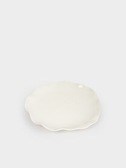 Тарелка обеденная, 26 см, фарфор P, белая, Волнистый край, White ocean - Anna lafarg фото 5