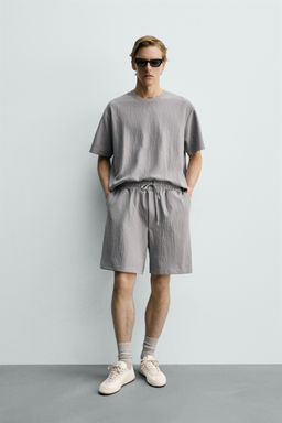 BERMUDA JOGGER ESTRUCTURA / Gris