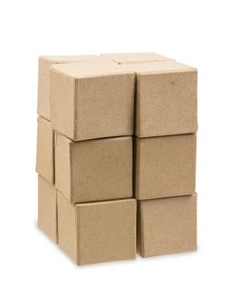 Заготовка для декорирования Love2art PAM-137 кубики папье-маше 5 х 5 х 5 см 12 шт