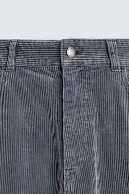 PANTAL?N RELAXED FIT PANA / Azul - Zara фото 9