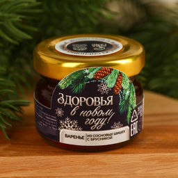 Варенье из шишек с брусникой Здоровья, 30 г.