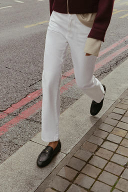 LEATHER PENNY LOAFERS - Zara фото 2