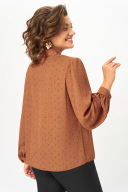 Блуза ДаЛи 7011 коричневый