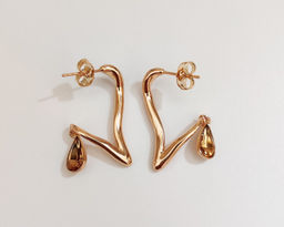 Серьги с кристаллами Swarovski