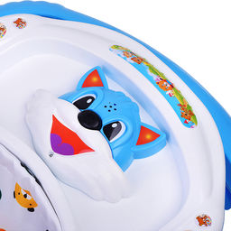 Ходунки "Цветочки" (цвет белый/голубой)