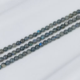 Бусины для украшений из Лабрадора (60 бусин) 40 см