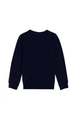 Базовый свитер темно-синего цвета для мальчика - U.s. polo assn фото 5