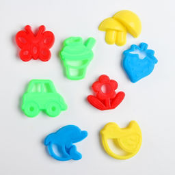 Формочки для лепки, 8 шт., МИКС